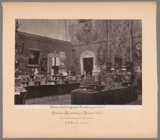 Display of Bavarian art in the Bayerisches Nationalmuseum in Munich