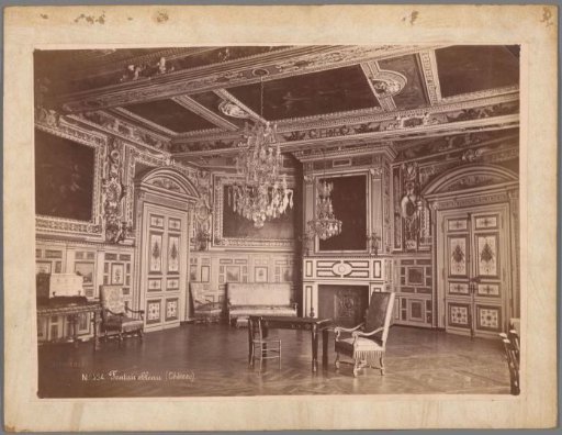 Salon of Louis XIII in the Palace of Fontainebleau