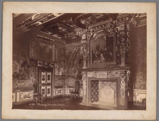 Interior of the King's Chamber in the Château de Cheverny