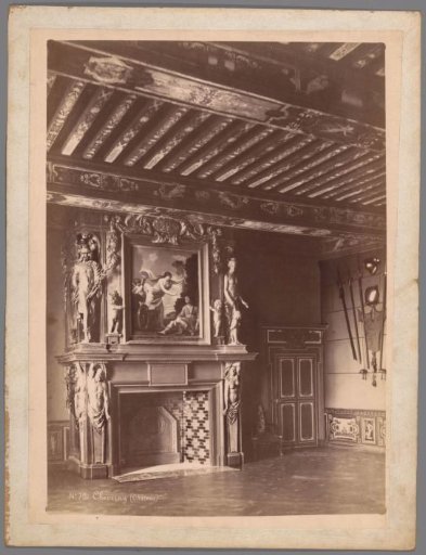 Interior of the Hall of Arms in the Château de Cheverny