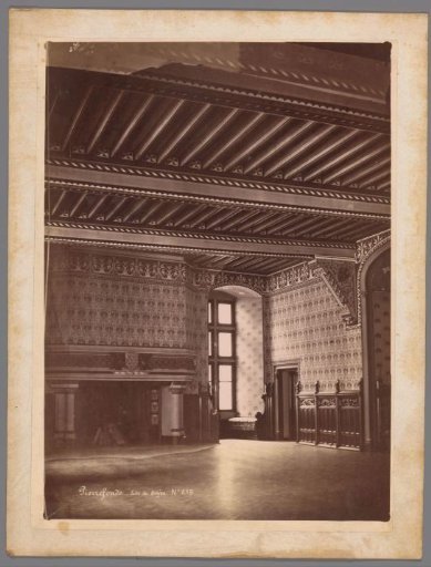 Interior of the reception hall in the Château de Pierrefonds