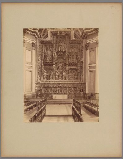 Altarpiece in a church (probably) in Spain