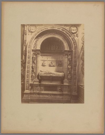 Monument to a cardinal in a church (probably) in Spain