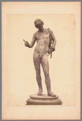 Bronze statue of Narcissus, from Pompeii