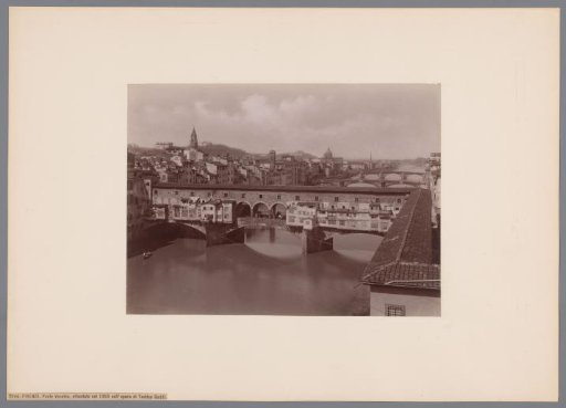 Ponte Vecchio over the Arno in Florence, Italy