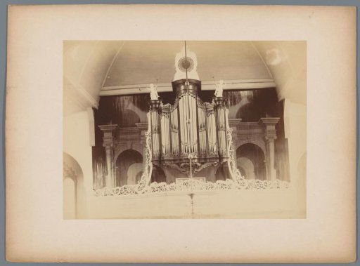 Church organ in the Sint-Galluskerk in Bodegraven