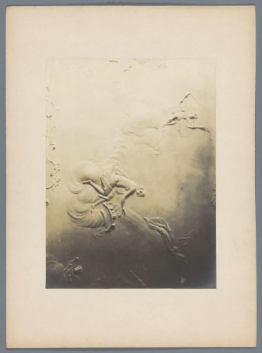 Stucco ceiling in the house at Wijnstraat 69 in Dordrecht