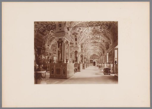 Gallery in the Vatican Library, Italy