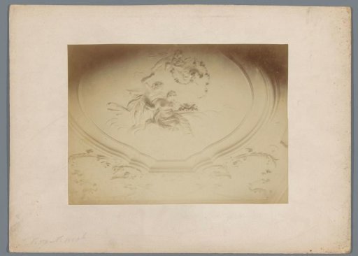 Part of a stucco ceiling in the Rijksarchief at The Hague