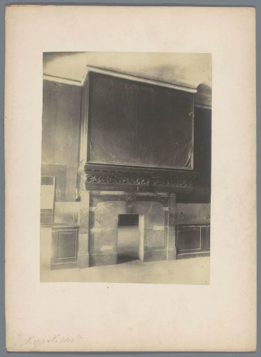 Fireplace in the prison at the Prinsegracht in The Hague
