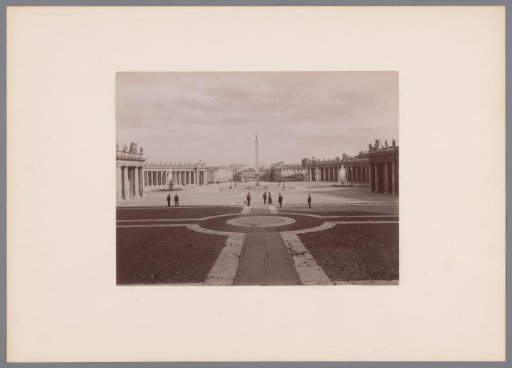 View of St. Peter's Square in Vatican City, Italy