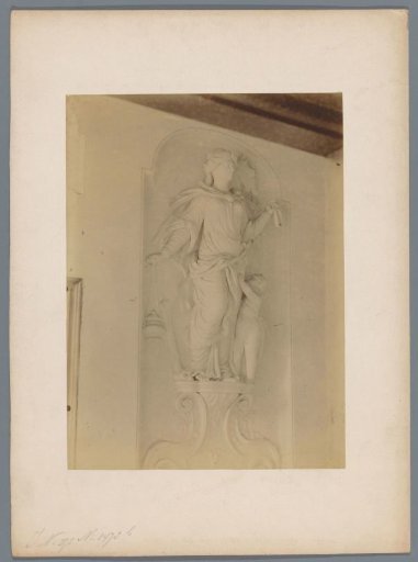 Stucco figure in Huis ter Meer at Maarssen, representing the continent of Asia