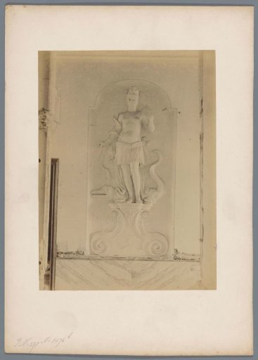 Stucco figure in Huis ter Meer at Maarssen, representing the continent of America