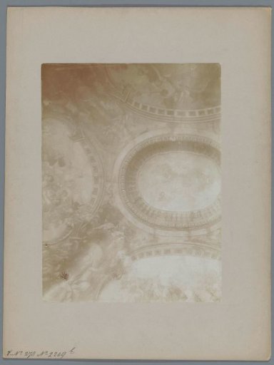 Part of a painted dome ceiling in a house at the Noordeinde in The Hague