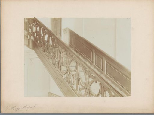 Staircase railing in Huize Overbeek in Velp