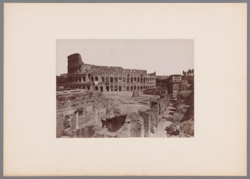 View of the Colosseum in Rome, Italy