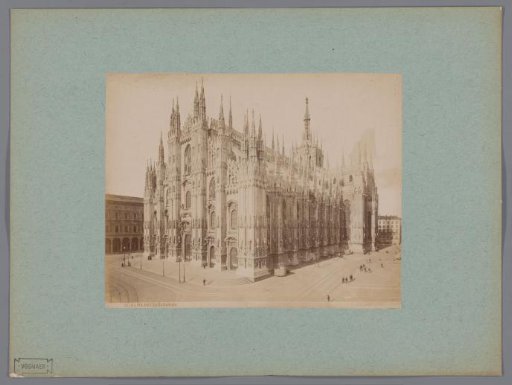 View of the Cathedral of Milan, Italy
