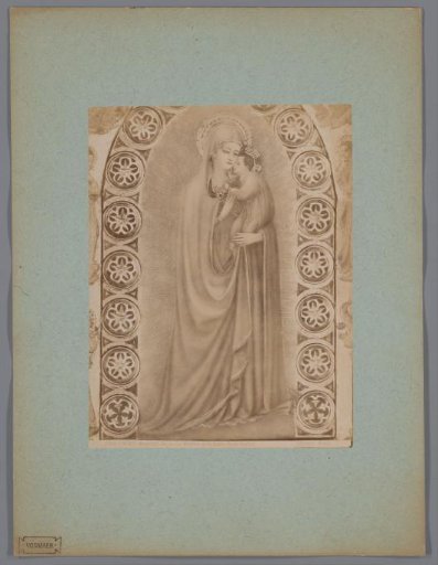 Photographic reproduction of the painting Madonna della Stella after Fra Angelico