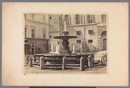 View of a fountain in Rome