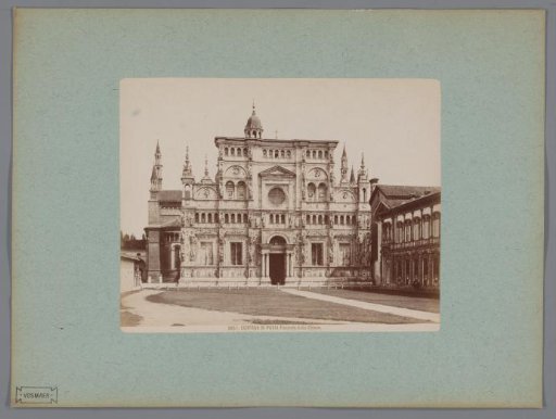 Facade of the Certosa di Pavia, Italy