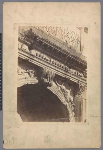 Reliefs on the Arch of Titus in Rome