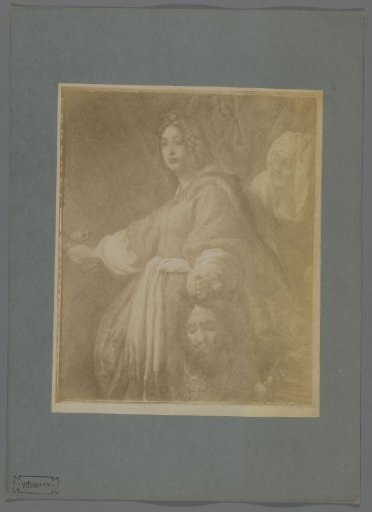 Photographic reproduction of the painting Judith by Allori in the Palatine Gallery, Florence, Italy