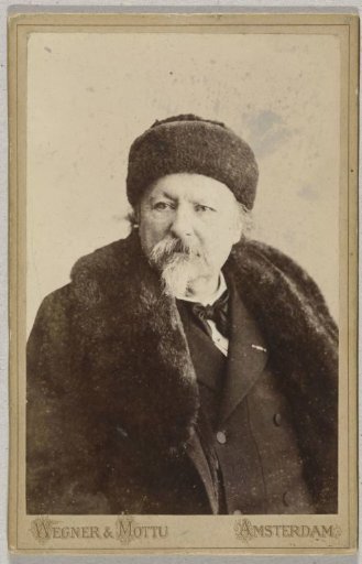 Portrait of Johan Philip van der Kellen (1831-1906), director of the Rijksprentenkabinet