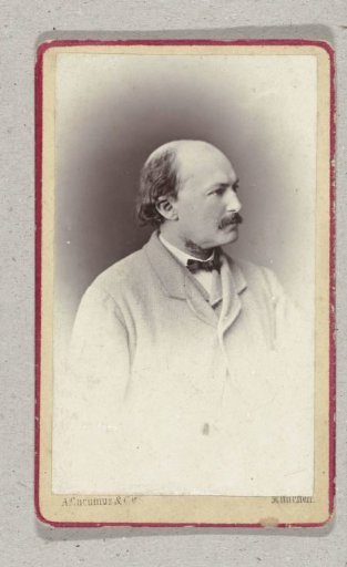 Portrait of Johan Philip van der Kellen (1831-1906), engraver and director of the Rijksprentenkabinet