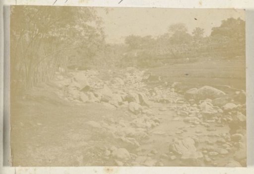 Rocky river landscape at Djatie Roenggo