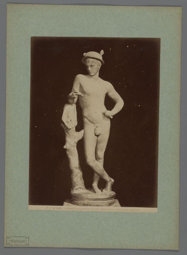Sculpture of Mercury in the Uffizi Gallery, Florence, Italy
