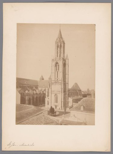 View of the Tower of the Saint John's Church in Maastricht