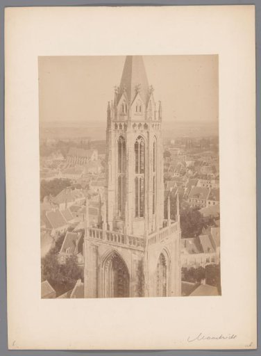 View of the Tower of the Saint John's Church in Maastricht