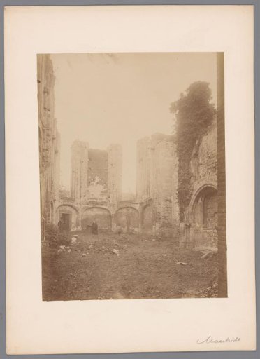 Interior of the Ruin of the Old Beyart Convent in Maastricht