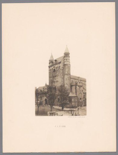 View of the Basilica of Our Lady in Maastricht