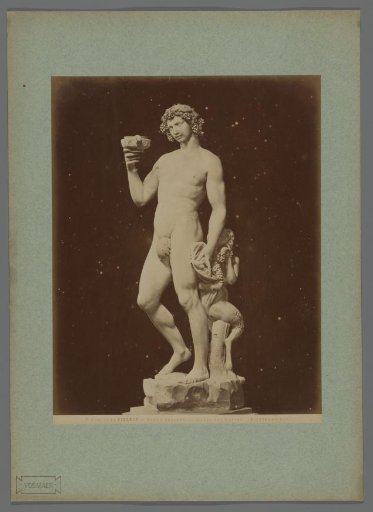 Sculpture of Bacchus after Michelangelo in the Museo Nazionale, Florence, Italy