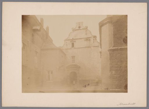 Entrance Gate of the Lyceum in Maastricht