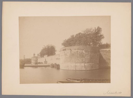 View of the Old Fortress Wall in Maastricht