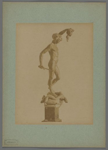Design for a sculpture of Perseus by Benvenuto Cellini in the Museo Nazionale, Florence, Italy