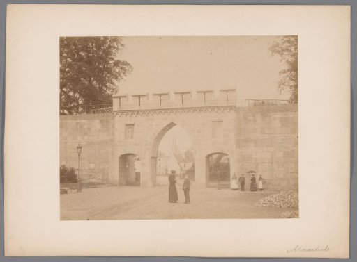 View of the Poort Waerachtig in Maastricht
