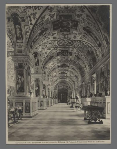 Interior of the Vatican Library