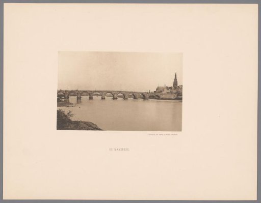 View of the Maas Bridge in Maastricht