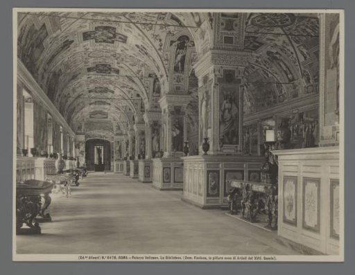 Interior of the Vatican Library