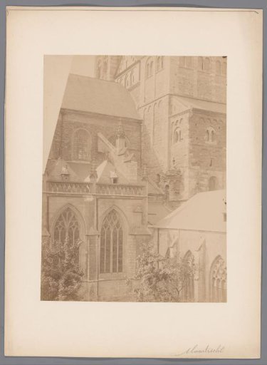 View of the Nave and Tower of the Basilica of Saint Servatius in Maastricht