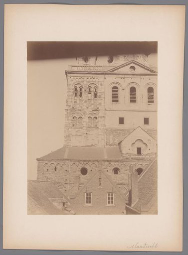 West Side of the Northern Tower of the Basilica of Saint Servatius in Maastricht