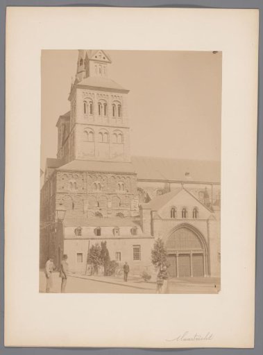 View of the Southern Tower and Southern Portal of the Basilica of Saint Servatius in Maastricht