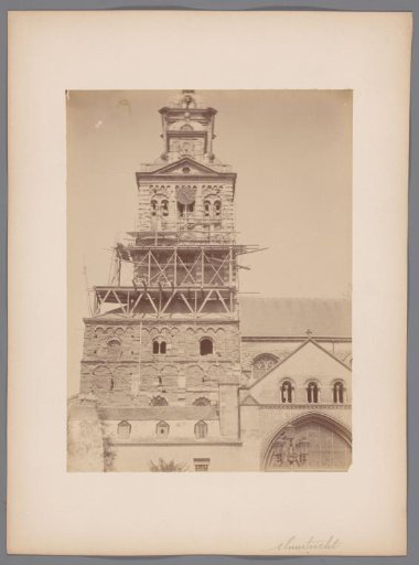 South Side of the Towers of the Basilica of Saint Servatius in Maastricht