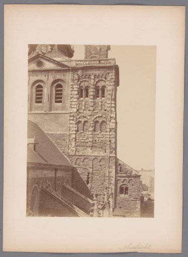 East Side of the Towers of the Basilica of Saint Servatius in Maastricht