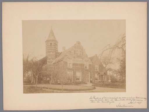 View of the Parsonage of the Reformed Church in Schelluinen
