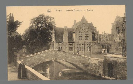 Bruges. Behind Gruuthuse. The Doyenné