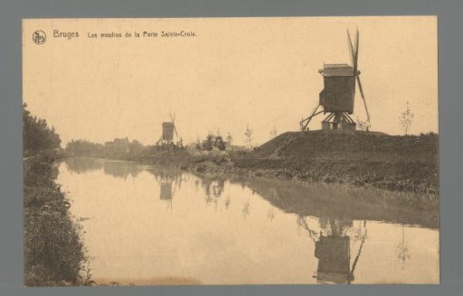 View of the Mills near the Kruispoort in Bruges